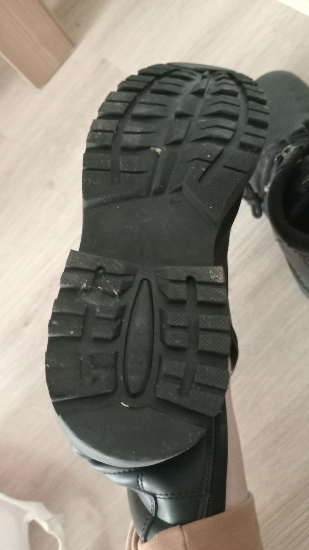 Siyah Deri Erkek Biker Botları - Görsel 5