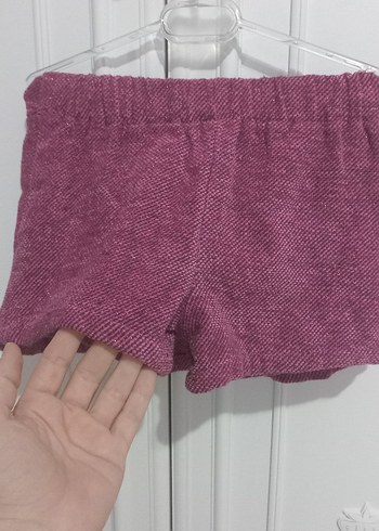 LC Waikiki Düğmeli Pembe şort etek 3-4 yaş