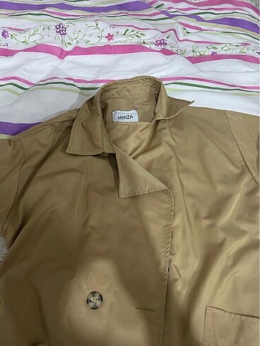 38 Beden camel Renk Trenckot