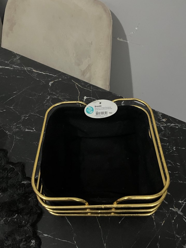 Altın Renkli ekmek kutusu - Görsel 2