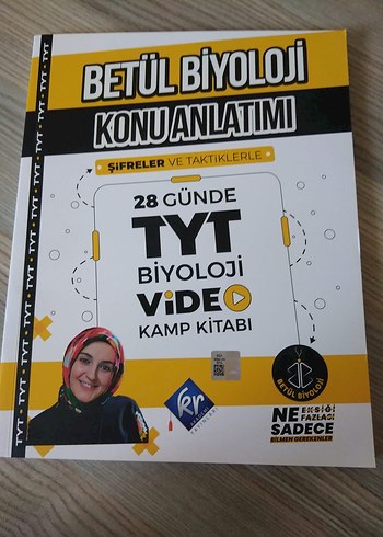 Betül Biyoloji 28 Günde TYT Biyoloji Video Kitabı
