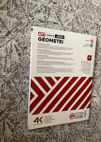 AYT Geometri Konu Özetli Soru Bankası 4K Yayınları