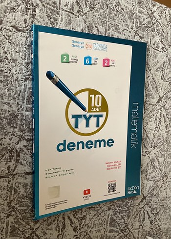 10 Adet TYT Matematik Deneme Kitabı 345 Yayınları