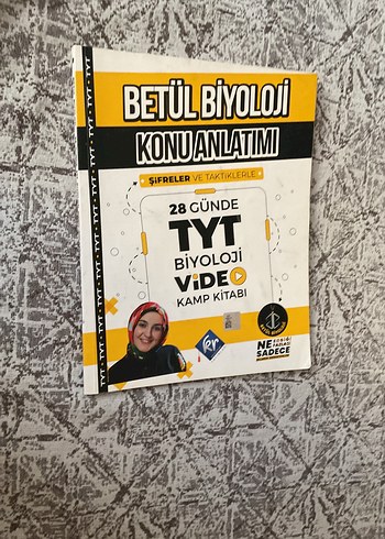 Betül Biyoloji TYT Konu Anlatımı Kitabı