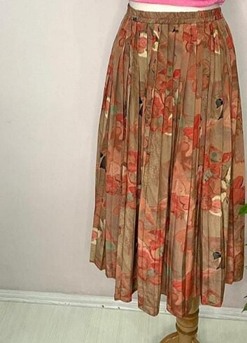Vintage saten etek
