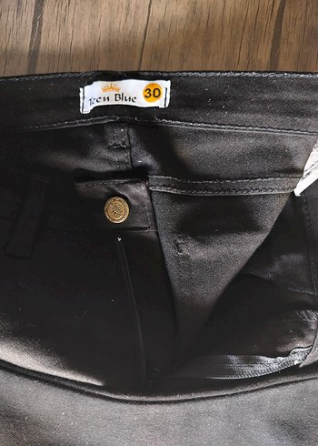 Kadın Siyah Regular Fit Kot Pantolon - Görsel 2