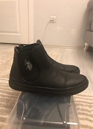 Kadın us polo siyah bot 