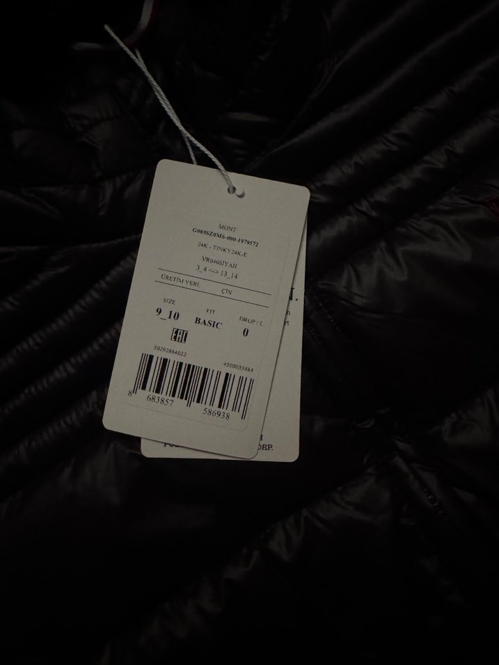 Us Polo Assn Fermuarlı Siyah Erkek Çocuk  Mont - Görsel 2