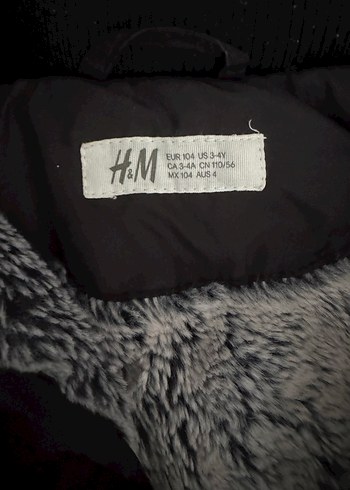 Erkek Çocuk Gri Kürklü Mont - Görsel 2