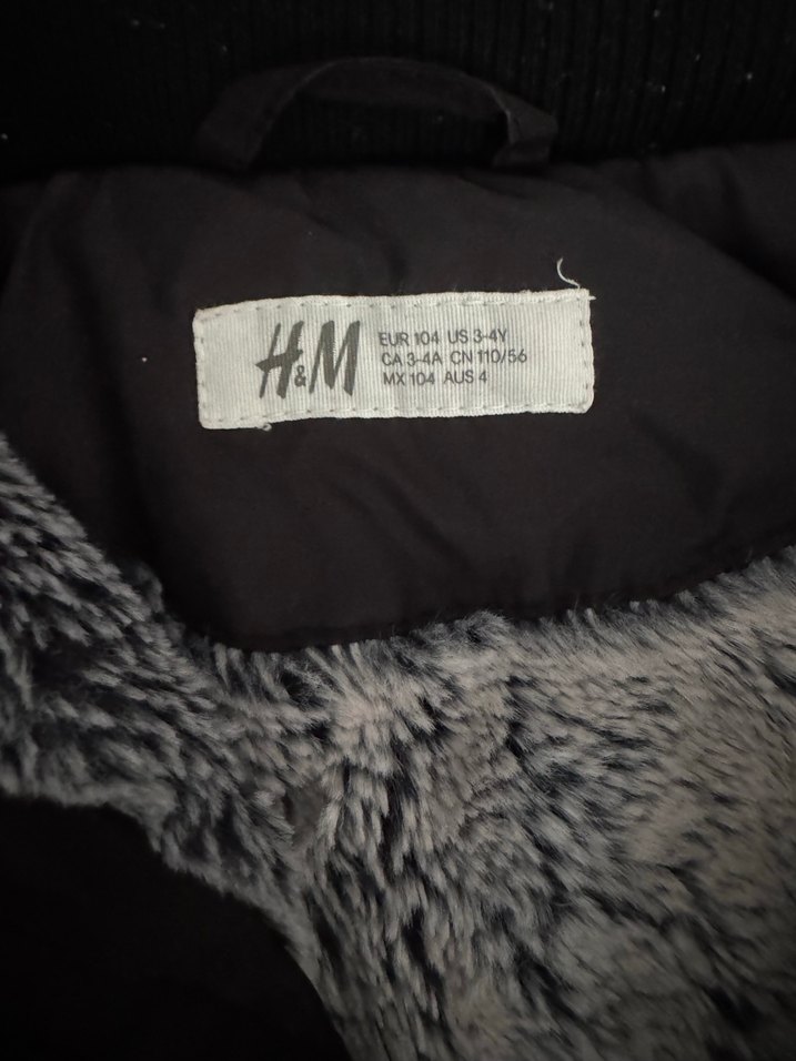 Erkek Çocuk Gri Kürklü Mont - Görsel 2