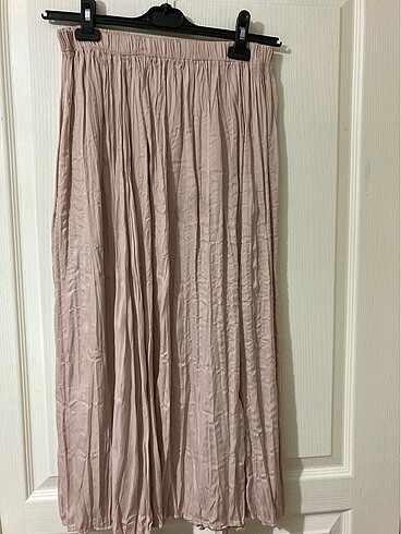 LC Waikiki Lcw saten bej rengi etek