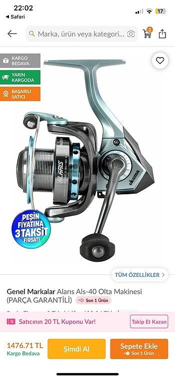 OKUMA ALS 40 + FUJİN SNİPER 10-40