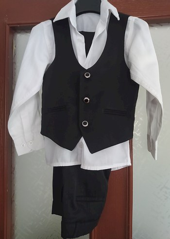 Klasik Siyah Düğmeli Damatlık Ceket - Görsel 3