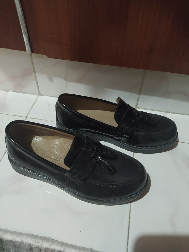 Erkek çocuk Siyah Klasik Tokalı Ayakkabı - Görsel 2