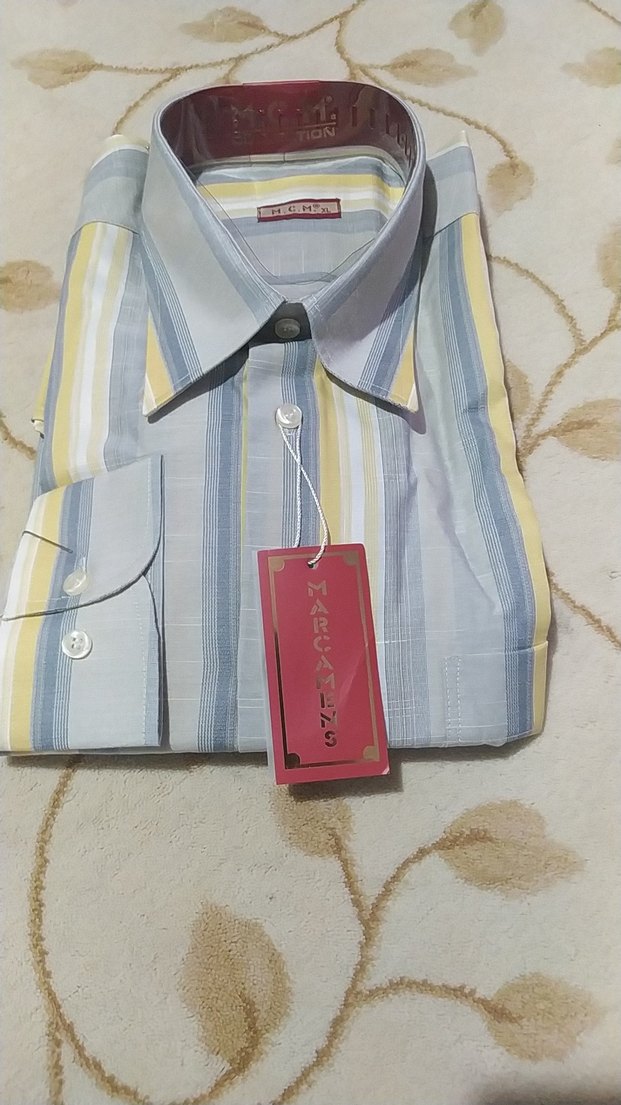 Çok Renkli Uzun Kollu Erkek Gömlek - Görsel 3