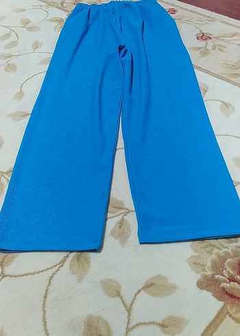 Mavi Kadın Midi Robe, Uzun Kollu, Rahat Kesim Kimono - Görsel 4