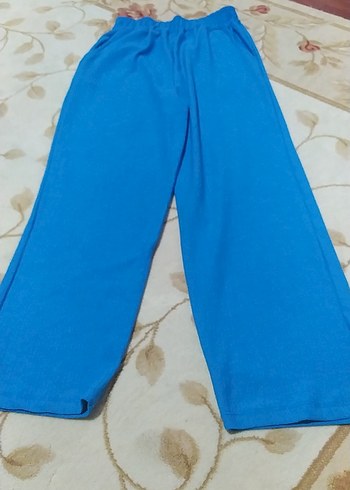 Mavi Kadın Midi Robe, Uzun Kollu, Rahat Kesim Kimono - Görsel 3