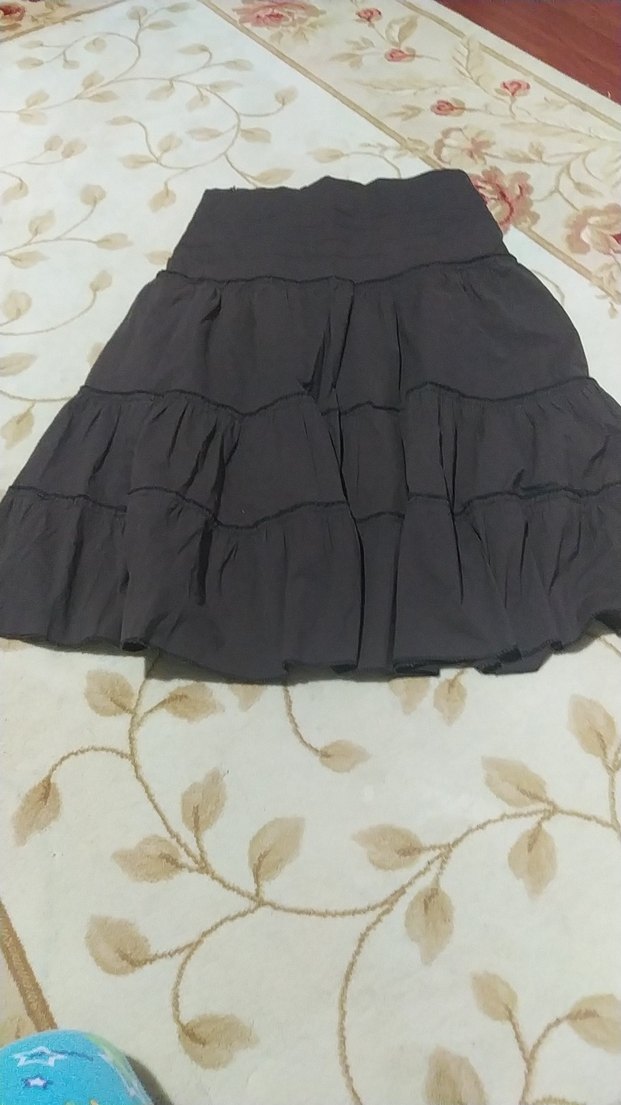 Kadın Kat Kat Fırfırlı Etek - Görsel 2