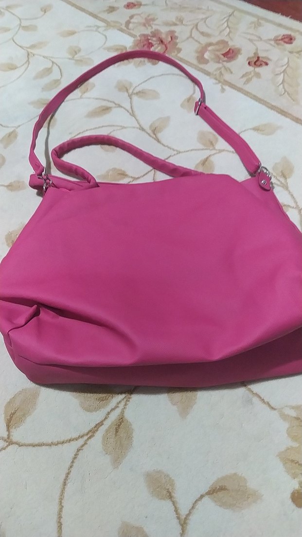 Parlak Pembe Kadın Omuz Çantası - Görsel 2