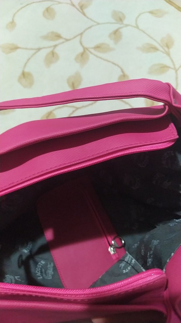 Parlak Pembe Kadın Omuz Çantası - Görsel 3