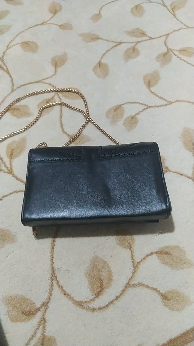 Klasik Şıklık Siyah Deri Omuz Çantası - Görsel 2