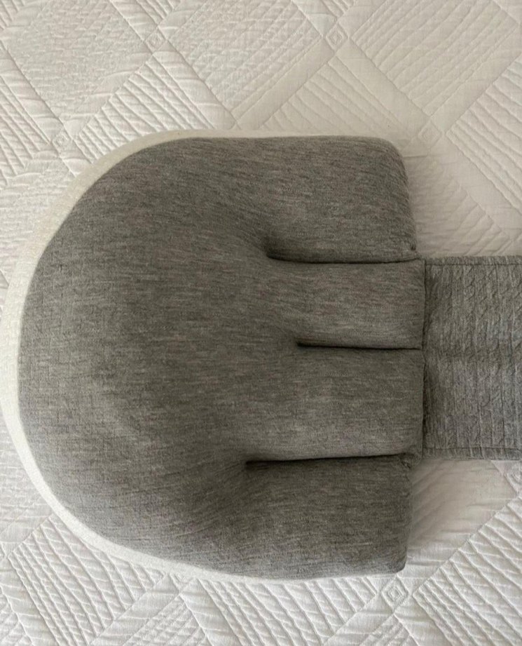 Gri Desensiz Hamile ve Emzirme Yastığı - Görsel 3