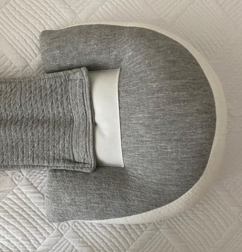 Gri Desensiz Hamile ve Emzirme Yastığı - Görsel 4