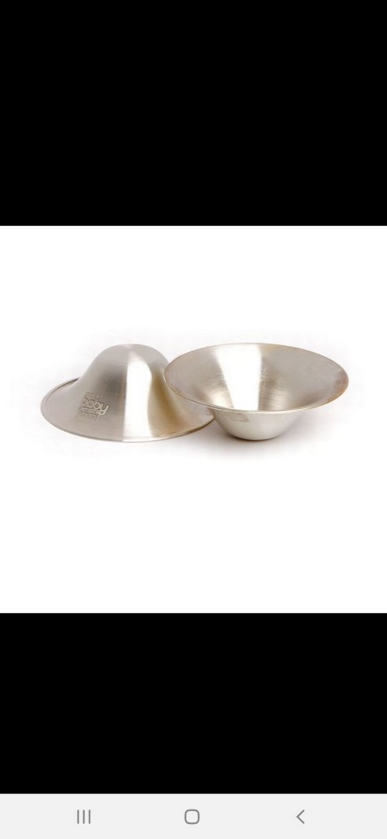 BABY&MOM XL Gümüş Koruyucu Göğüs Kapakları - Görsel 4