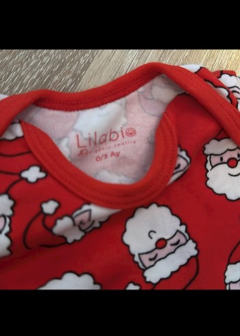 LILABI organik kumaştan bebek zıbın/ 0-3 ay - Görsel 2