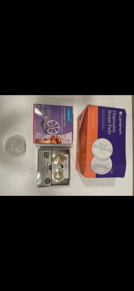 Baby mom XL gümüş kapak / lansinoh 90 adet göğüs pedi... - Görsel 2