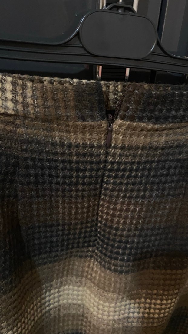 Kahverengi Midi Piliseli Kadın Etek - Görsel 4