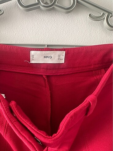 s Beden Mango kırmızı pantolon