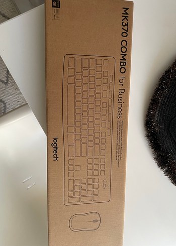 Siyah Logitech kablosuz Klavye mouse set - Görsel 4