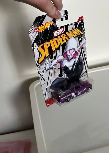 Mor Hot Wheels Marvel Spider-Man Oyuncak Araba - Görsel 7