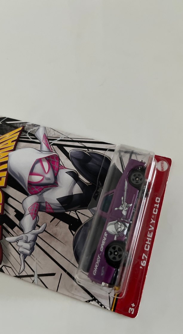 Mor Hot Wheels Marvel Spider-Man Oyuncak Araba - Görsel 4