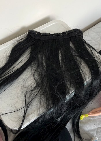 Siyah Gotik Saç Aksesuarı Püsküllü - Görsel 4