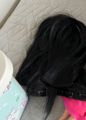 Siyah Gotik Saç Aksesuarı Püsküllü - Görsel 11