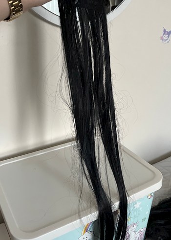 Siyah Gotik Saç Aksesuarı Püsküllü - Görsel 9