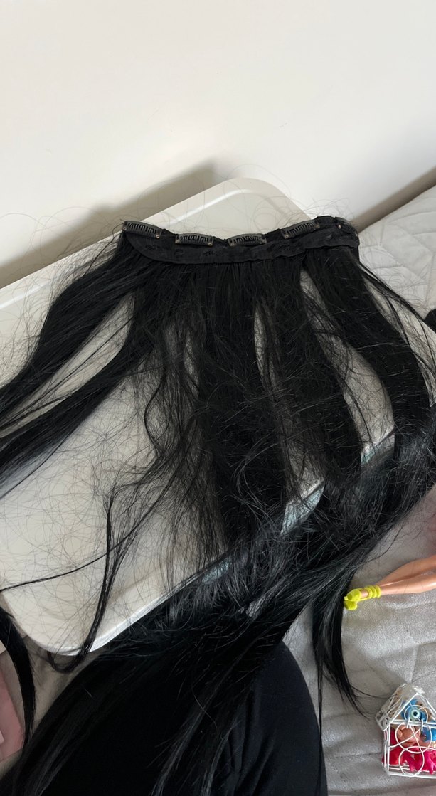 Siyah Gotik Saç Aksesuarı Püsküllü - Görsel 4