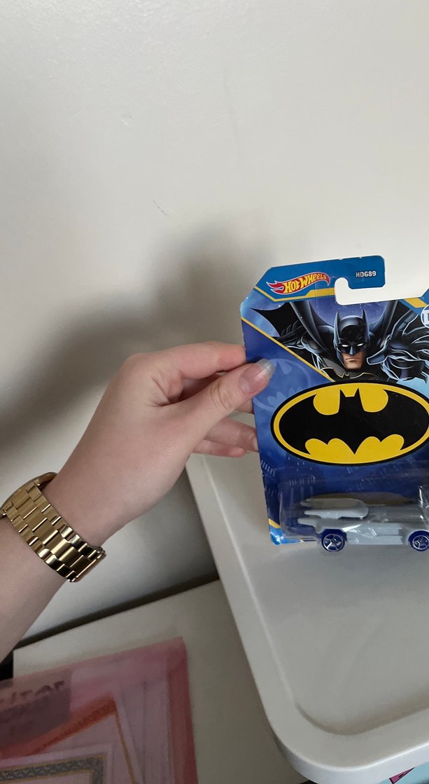 Hot Wheels Beyaz Batmobile Oyuncak Araba - Görsel 4