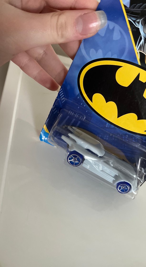Hot Wheels Beyaz Batmobile Oyuncak Araba - Görsel 5