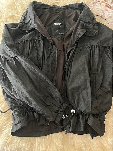 s Beden siyah Renk Pull Bear Ceket-Yağmurluk