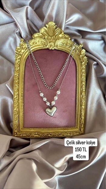 Çelik Silver kolye