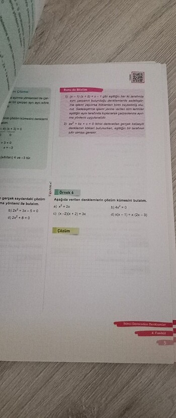 10.sınıf Matematik fasikül anlatım rehberi