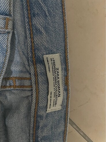 ZARA MOM JEAN KISA PAÇA