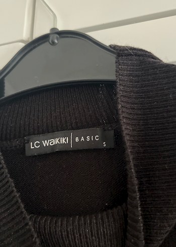 Siyah Boğazlı, Uzun Kollu Kadın Kazak - Görsel 2