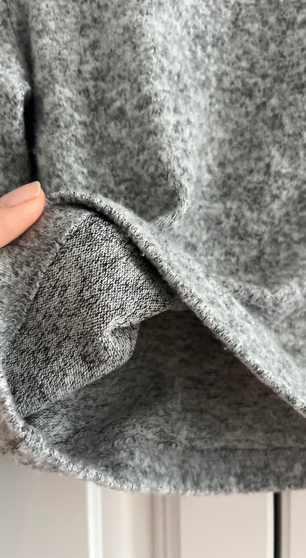 Gri Yarım Balıkçı Yaka Kadın Kazak - Görsel 3