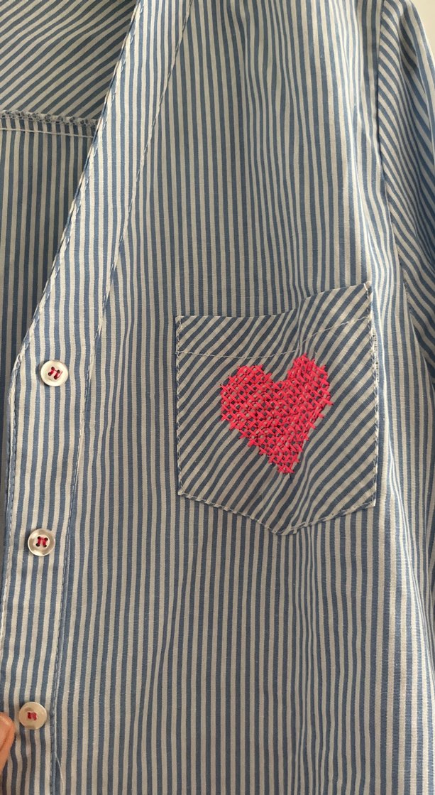 Düğmeli Uzun Kollu Kadın Gömlek - Görsel 2