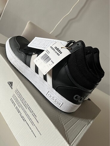 43 Beden siyah Renk ADİDAS HOOPS 3.0 MID /