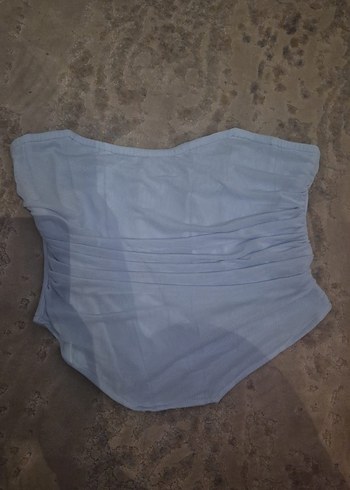 Sheinside Mavi Kadın Büstiyer Midi Boy